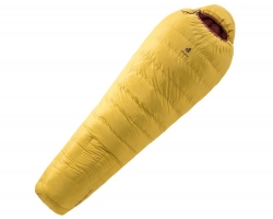 Спальник DEUTER Astro Pro 800 SL (цвет Turmeric-Redwood) женский пуховый, левый