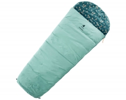 Спальник DEUTER Overnite (jade-deepsea, левый) одеяло, синтетический, комфорт +13°C