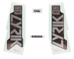 Набір наліпок RockShox Lyrik Select+ 27/29 (MPLR/BLK)