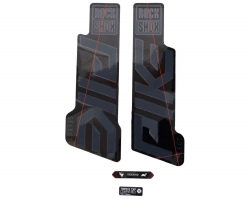 Набір наліпок RockShox PIKE ULTIMATE 27/29 (Глянцевий Чорний/Срібний) SRAM
