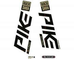Набір наліпок RockShox PIKE ULTIMATE 27/29 (Глянцевий, Світло-Блакитний) SRAM