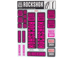 Набір наліпок RockShox KIT 35мм (MAGENTA)