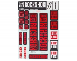 Набір наліпок RockShox KIT 35мм (OXY RED)