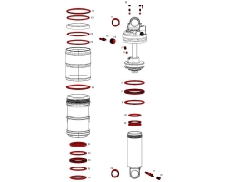 Сервисный набор Full Monarch RT3/RT/RL/R RockShox SRAM