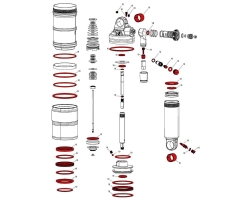 Сервісний набір Full Monarch XX B1 RockShox SRAM