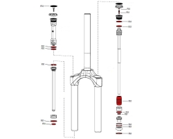 Сервісний набір Full Paragon Gold A1 RockShox SRAM
