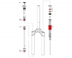 Сервисный набор Full Paragon Silver A1 RockShox SRAM