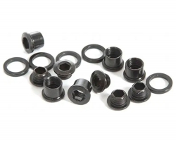 Комплект Болтів Зірки 4 шт Алюмінієвий/Нерж. Сталь (Black) Sram