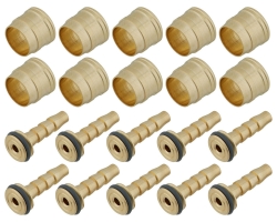 Набор фитингов Hose Kit Olive 5.5мм TEKTRO (10шт)