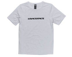 Велофутболка Race Face Classic Logo SS Tee (Білий) L