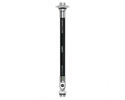 Шланг Lezyne ABS Flex Hose, з інструментом для ніпеля (Valve Core Tool), (Black) чорний