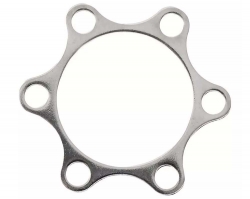 Спейсер ротора TEKTRO 6 болтів 0,5мм, сріблястий