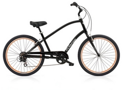 Велосипед 26 Electra Townie Original 7D Men's Black w/orange rims