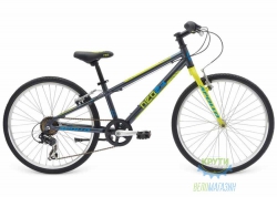 Велосипед 24 Apollo Neo boys Geared Gloss Charcoal/Gloss Lime/Gloss Blue