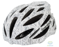 шолом Green Cycle Alleycat розмір 58-61см Сіро-Білий