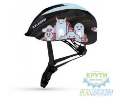 шолом детск. EXUSTAR BHM503K розмір 52-57см BK/BL