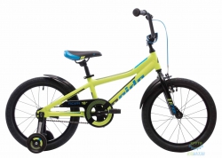 Велосипед 18 Pride Rider лайм/Блакитный/черный 2018
