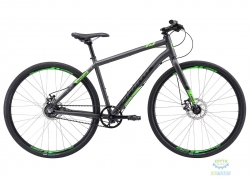 Велосипед 28 Apollo TRACE 45 рама - L matte charcoal/matte black/matte neon green ремнева передача