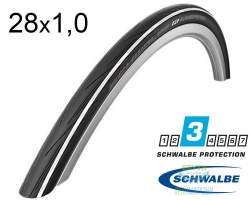 Покришка 700X25C (25-622) Schwalbe Lugano K-Guard Active Folding B/Ws/B-Sk Hs471 Sic, 50 EPI Ek
