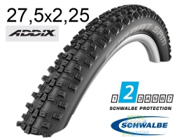Покришка 27.5X2.25 650B (57-584) Schwalbe Smart Sam Performance Dd R-Guard Folding B/B-Sk Hs476 Addix, 67 EPI 35B Ek