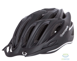 шолом Green Cycle New Rock розмір 58-61см чорно-Білий матовий