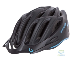 шолом Green Cycle New Rock розмір 58-61см чорно-Голубий матовий