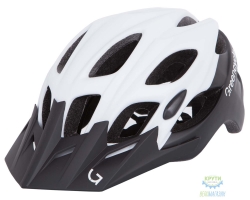 шолом Green Cycle Enduro розмір 54-58см чорно-Білий матовий