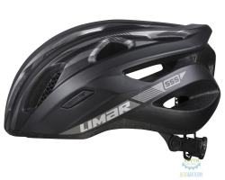 шолом Limar ROAD 555 розмір M 52-57см чорно-Сірий матовий