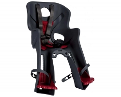 Сидіння пер. Bellelli Rabbit Handlefix до 15кг, сіре з червоною підкладкою