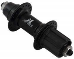 Втулка задняя Joy Tech, Joy tech RH-702DSE QR под 7шв кассету, под V-br черный, 9x135 QR, насыпной, 135 мм, обеденные, эксцентрик, 32H