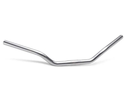 Кермо Kalloy AL-080 комфортный 600мм изгиб 40 град., підйом 55мм silver