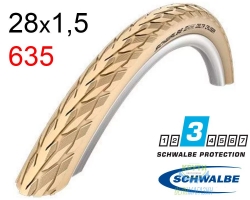 Покришка 28X1 1/2 700X38B (40-635) Schwalbe Delta Cruiser Hs392 K-Guard C/C+RT  SBC, 50 EPI