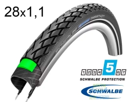 Покрышка 28X1.10 700X28C (28-622) Schwalbe Marathon G-Guard Twinskin B/B+RT Hs420 Ec, 67 EPI