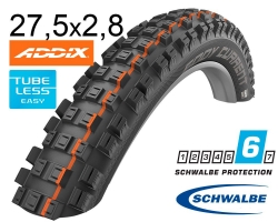 Покришка 27.5X2.80 650B (70-584) Schwalbe Eddy Current Rear Super Gravity, Evolution Tle B/B-Sk Hs497 Addix Soft 67 EPI