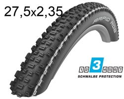 Покрышка 27.5X2.35 650B (57-584) Schwalbe Rapid Rob K-Guard B/Ws/B-Sk Hs425 SBC, 50 EPI