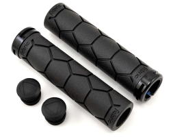 Гріпси Fabric SILICONE LOCK-ON GRIPS 135мм, алюмінієвий замок, чорні