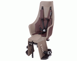 Детское велокресло Bobike Exclusive maxi Plus Carrier LED / Toffee Brown