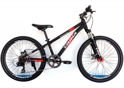 Велосипед Trinx 24 M134 2021 Matt-Black-Grey-Red
