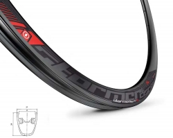 обод Mach1 STORMER 17 700C 32отв., TLR, черный, 440г