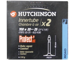 Камера с герметиком 28 x 0.8-1.00 (20/25-622/630) Hutchinson Protect Air x 2, presta 48mm