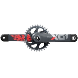 Шатуни SRAM set X01 Eagle DUB 12s 175 w Direct Mount 32T X-SYNC 2 Chainring Lunar Oxy (DUB Cups/Bearings not included) C2