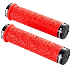 Гріпси SRAM SILICONE RED, з замками