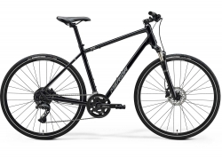 Велосипед 28 Merida CROSSWAY 300 (2025) рама - XL Glossy Black (Silver)