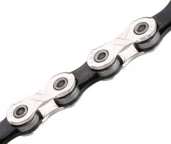 Цепь инд. 114 зв. 1/2x11/128 KMC X11-1 silver/black