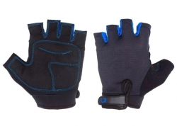 Перчатки Green Cycle SIMPLA 2 без пальцев L серо-черно-синие