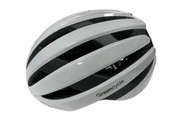 Шолом Green Cycle Alleycat RS розмір 58-61см біло-сірий глянець