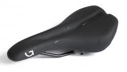 Седло Green Cycle Active Air 150, сталеві рейли, чорне