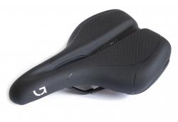 Седло Green Cycle Active Air 199, стальные рейлы, черное