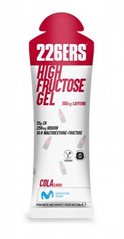Гель енергетичний на фруктозі 226ERS 55гр вуглеводів + кофеїн колу