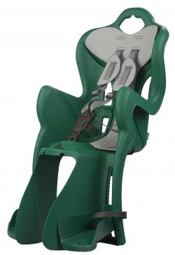 Сидіння задн. Bellelli B1 Lux Clamp (на багажник) темно-зелене з сірою підкладкою